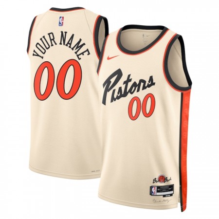 Män Detroit Pistons Tröja Skräddarsydda Nike 2024-25 City Edition Vit Swingman Män Detroit Pistons Tröja Skräddarsydda Nike 2024-25 City Edition Vit Swingman